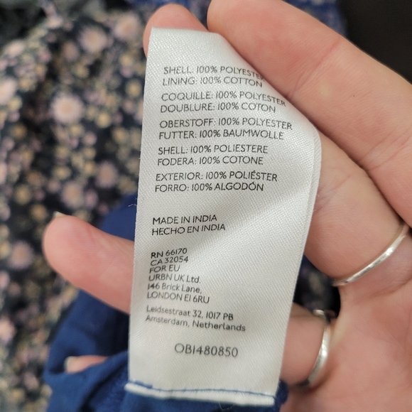 Free People Blue Floral Midi Dress - Picture 7 of 7